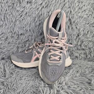 ASICS Gel-Contend 7 Running Shoes Women 8.5 Wide Grey Pink 1012A910